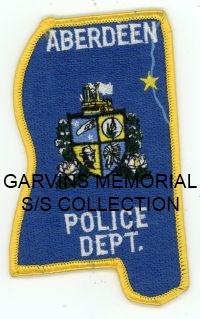 MISSISSIPPI,ABERDEEN POLICE 1